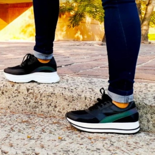 Black Platform Sneakers For Women
